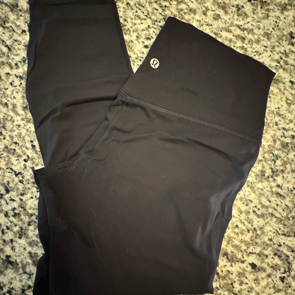 Lululemon High Rise Align Black Leggings Size 10